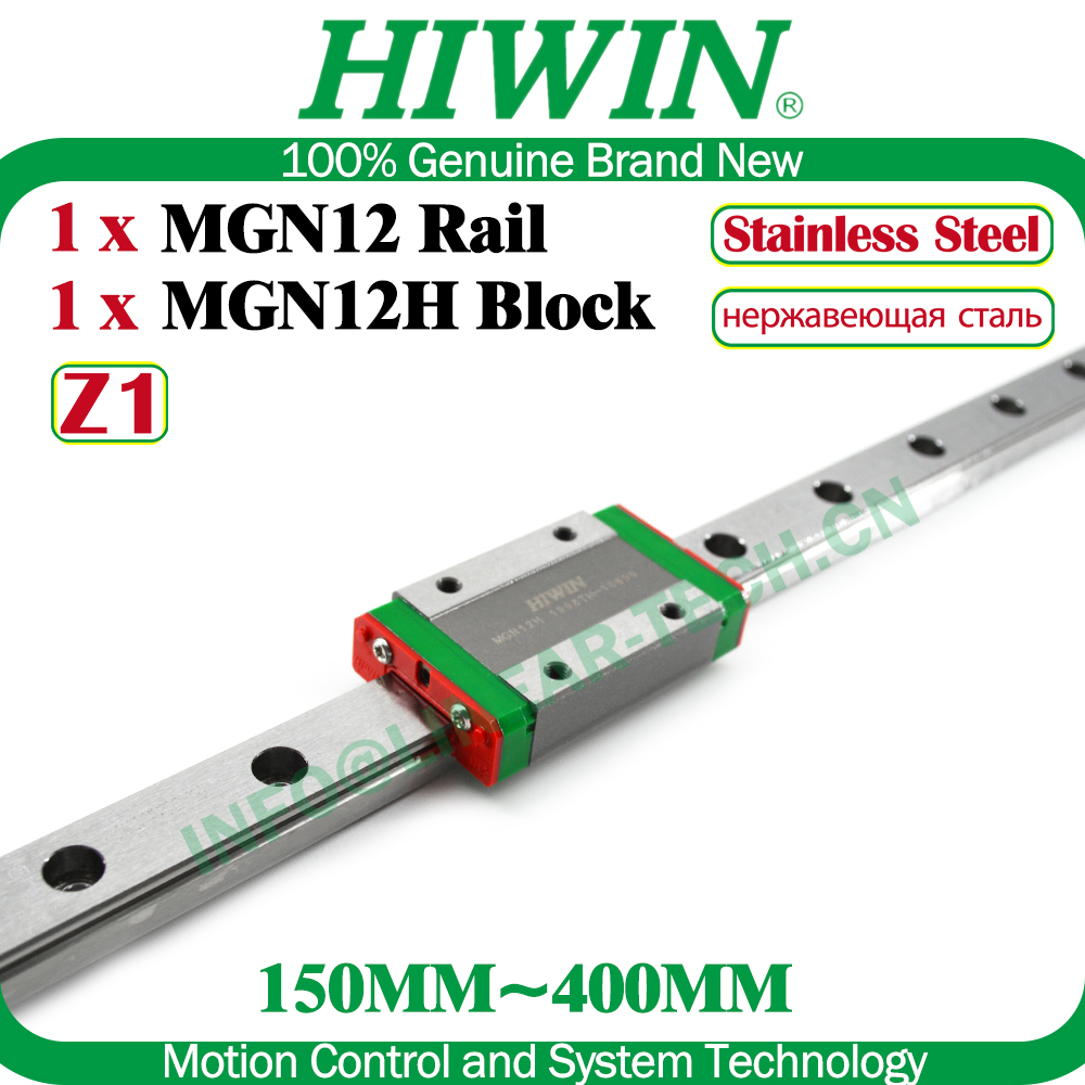 Linear Rail Mgn12H Set - HIWIN الفولاذ المقاوم للصدأ MGN12H Z1