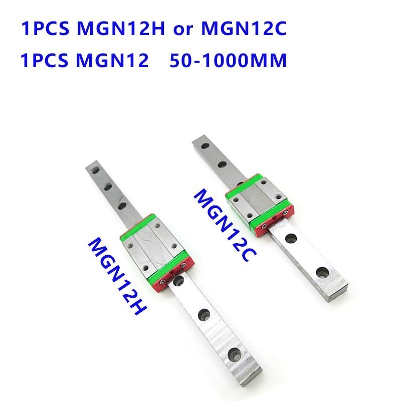 Linear Rail Mgn12H Set - 12 مللي متر دليل خطي MGN12