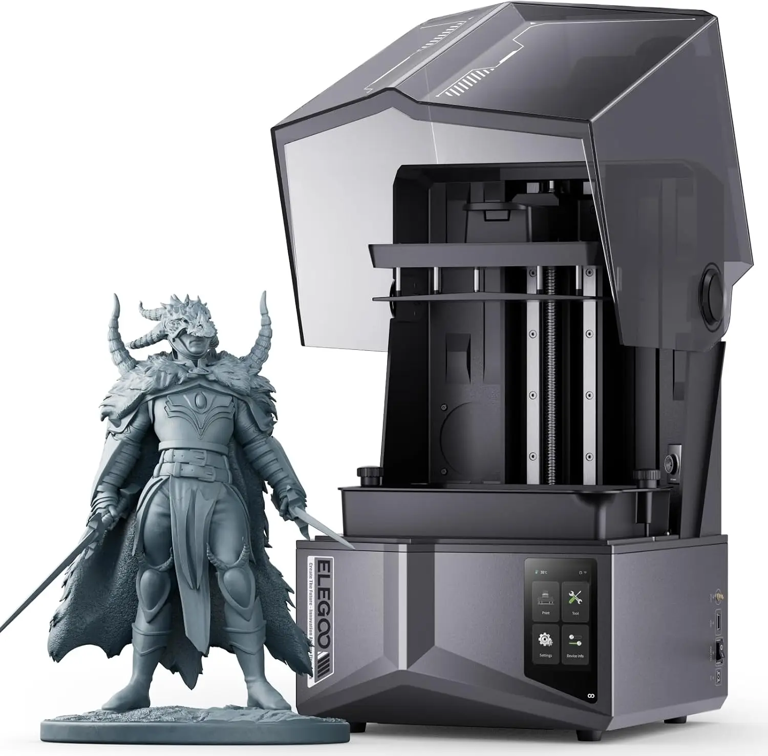 12K Monochrome Lcd Resin 3D Printer - طابعة ثلاثية الأبعاد ساتورن 4 ألترا