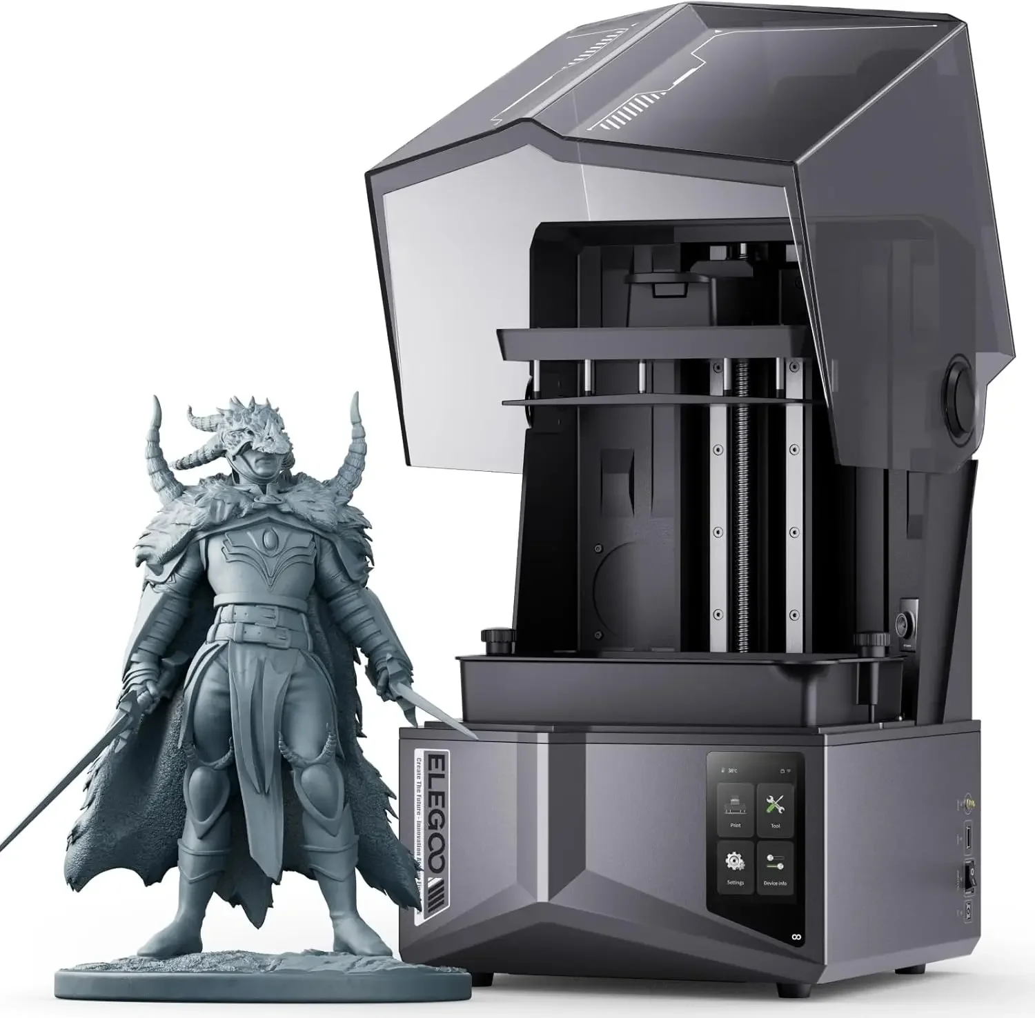12K Monochrome Lcd Resin 3D Printer - طابعة ثلاثية الأبعاد ساتورن 4 ألترا