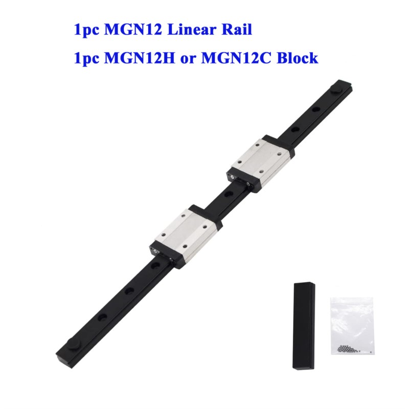 Linear Rail Mgn12H Set - 12 مللي متر MGN12 خطي انزلاق