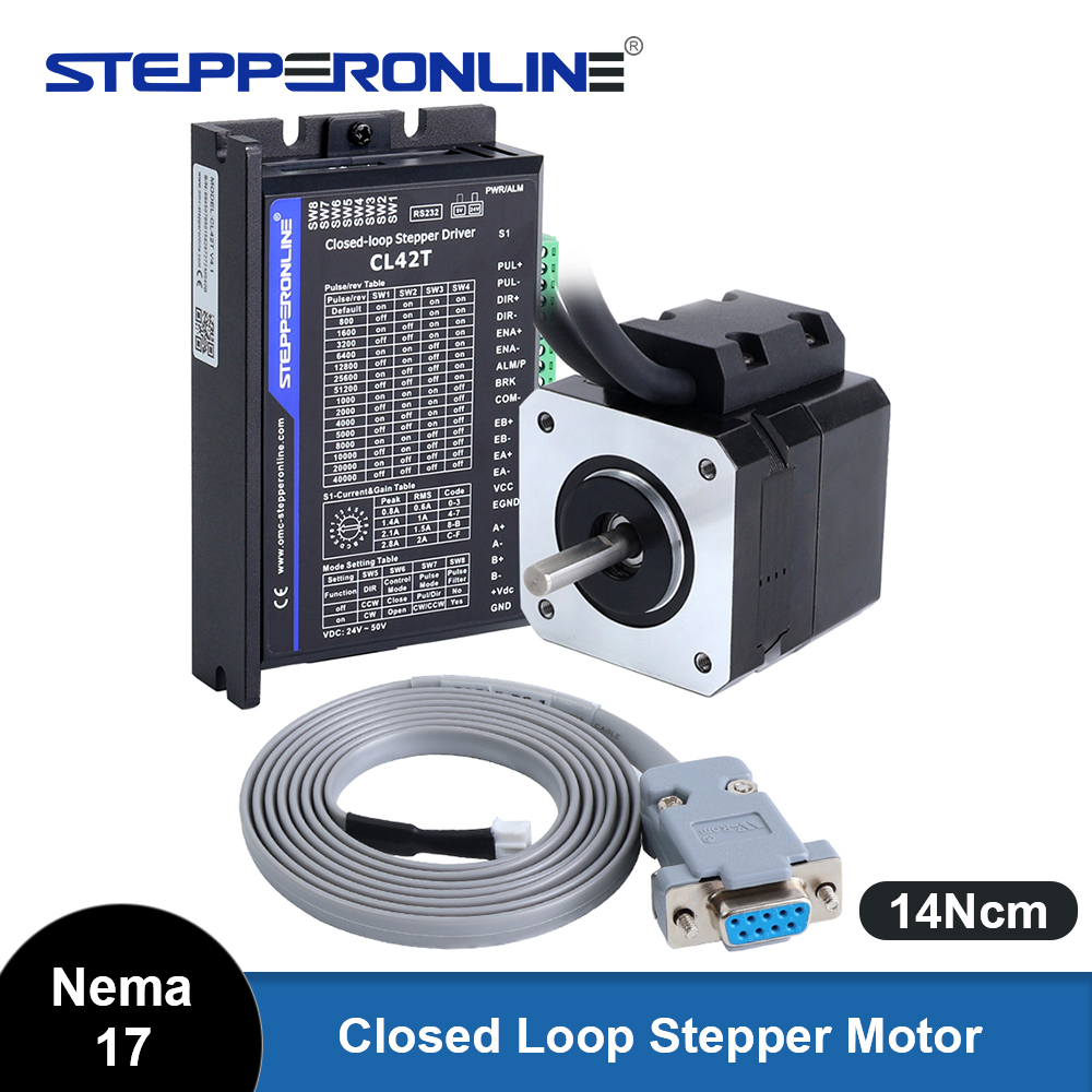 Closed Loop Stepper Motor Nema 17 - STEPPERONLINE Nema 17 محرك متدرج بحلقة