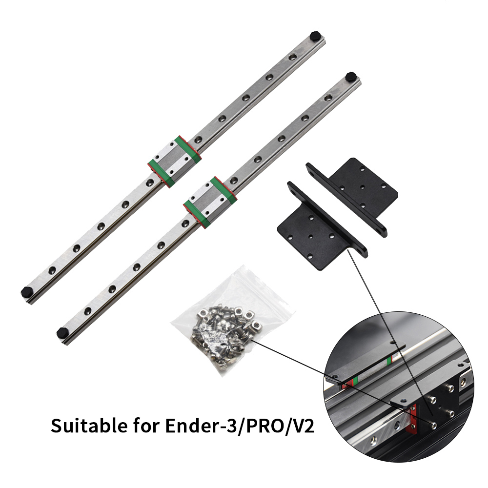 طقم ترقية محور Y مزدوج لطابعة  - مراجعة Linear Rail Mgn12H Set وسعره