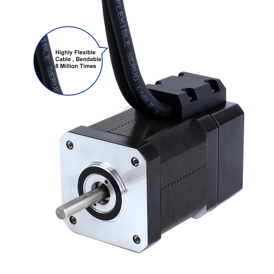 السائر موتور مع التشفير سيرفو  - مراجعة Closed Loop Stepper Motor Nema 17 وسعره