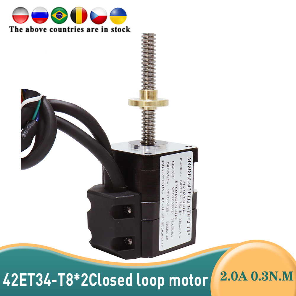 NEMA17 محرك لولبي ذو حلقة مغلق - مراجعة Closed Loop Stepper Motor Nema 17 وسعره