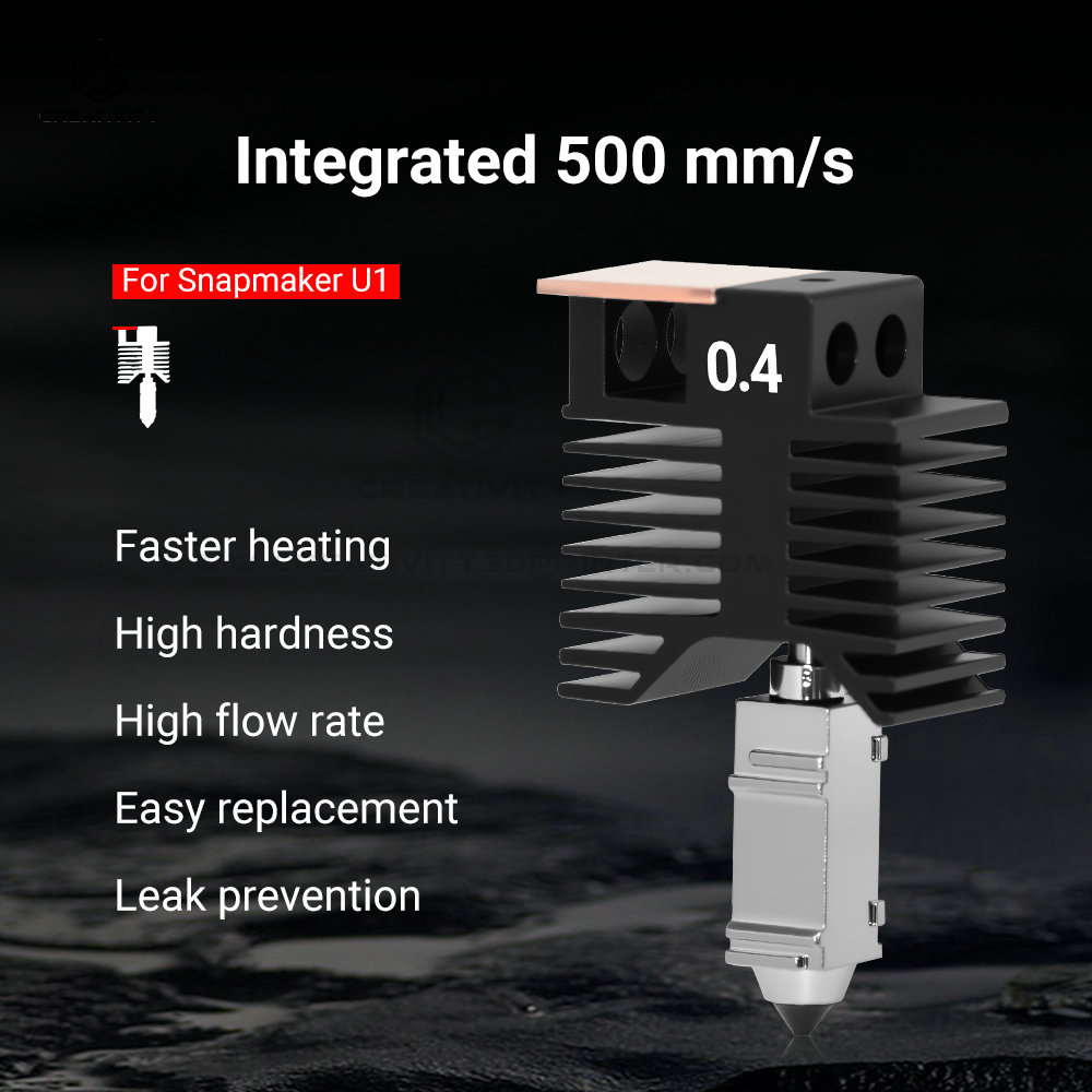 طقم هوت إند لطابعة سناب ميكر U - مراجعة High Flow Ceramic Hotend وسعره
