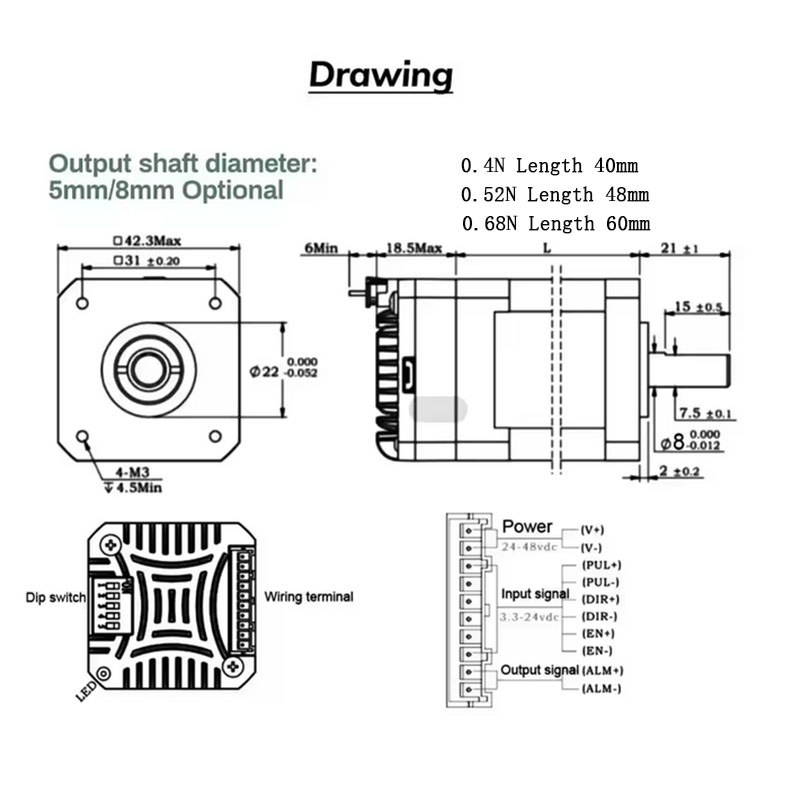 Nema17 محرك متدرج بحلقة مغلقة  - مراجعة Closed Loop Stepper Motor Nema 17 وسعره