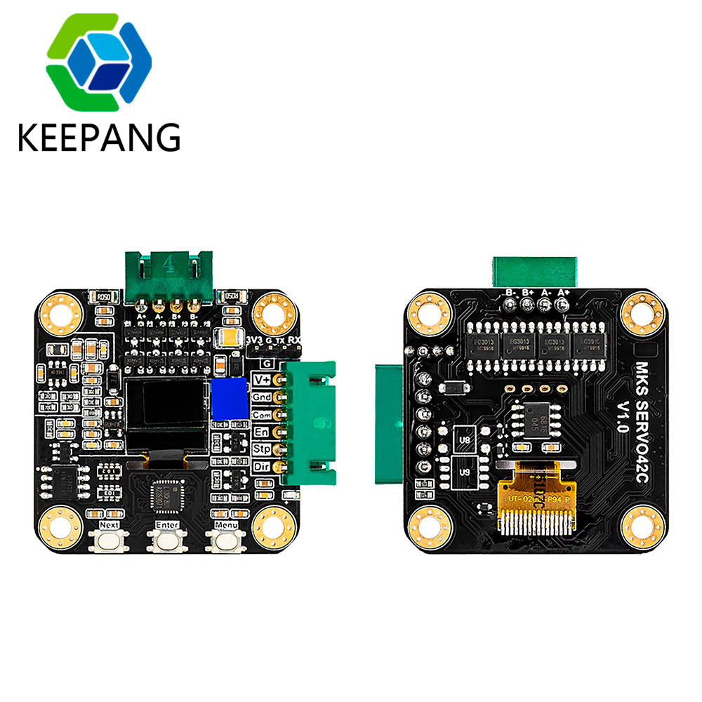 الأصلي MKS SERVO42C PCBA 32bit - مراجعة Closed Loop Stepper Motor Nema 17 وسعره