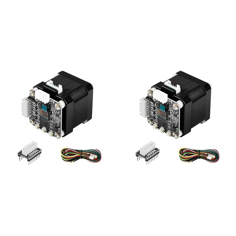 وحدة تحكم محرك سيرفو متدرج مغل - مراجعة Closed Loop Stepper Motor Nema 17 وسعره