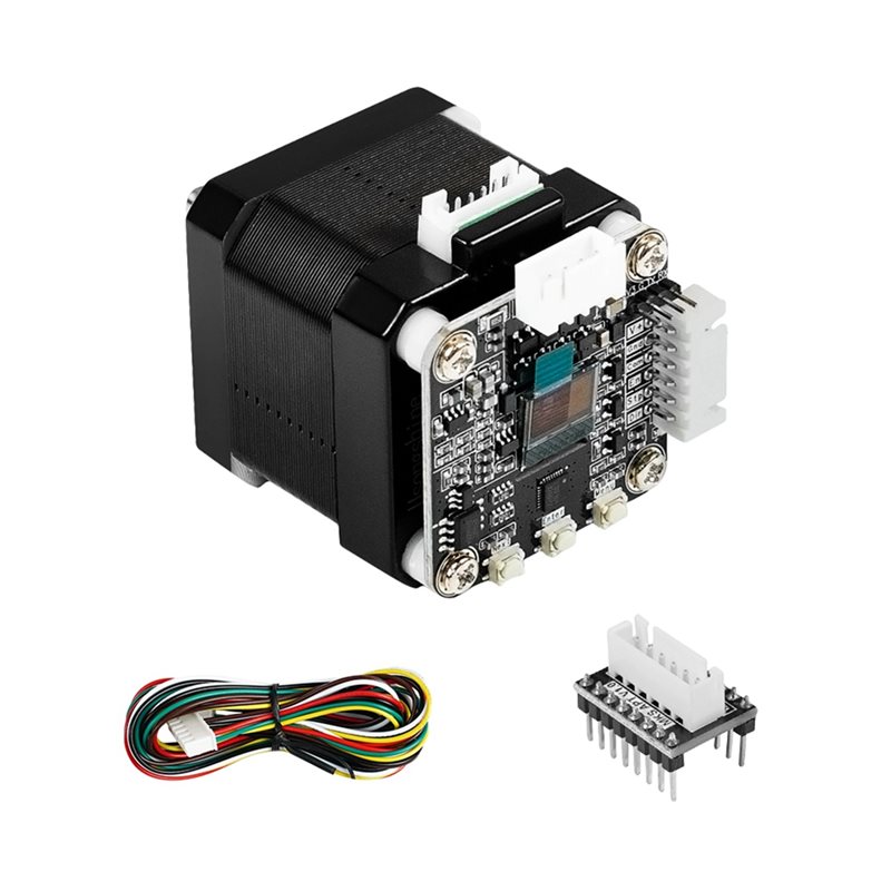 وحدة تحكم محرك سيرفو متدرج مغل - مراجعة Closed Loop Stepper Motor Nema 17 وسعره
