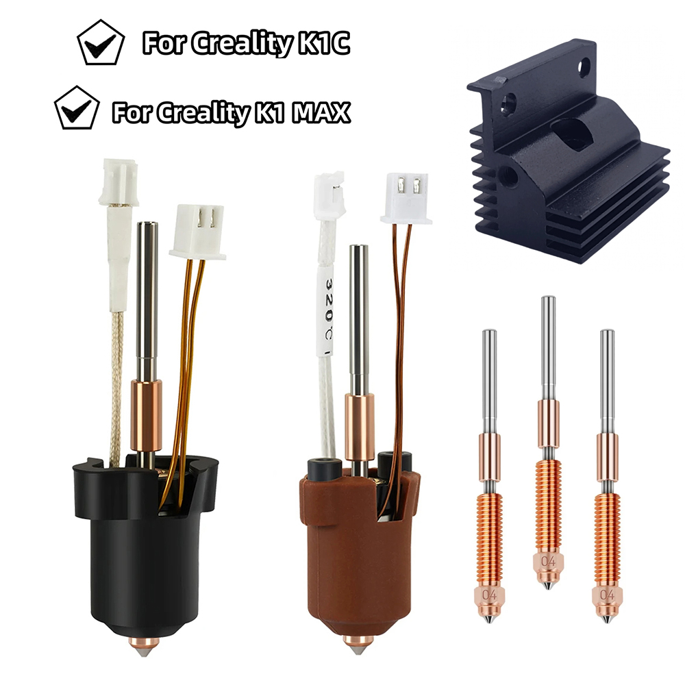 Hotend ل Creality K1C K1 MAX ا - مراجعة High Flow Ceramic Hotend وسعره