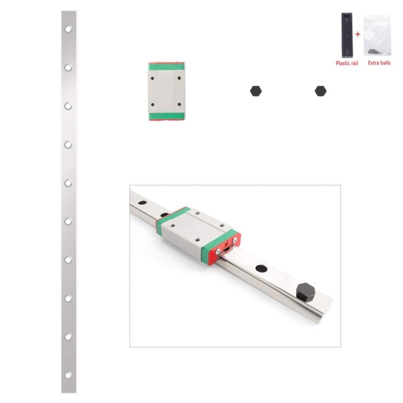 12 مللي متر دليل خطي MGN12 الس - مراجعة Linear Rail Mgn12H Set وسعره
