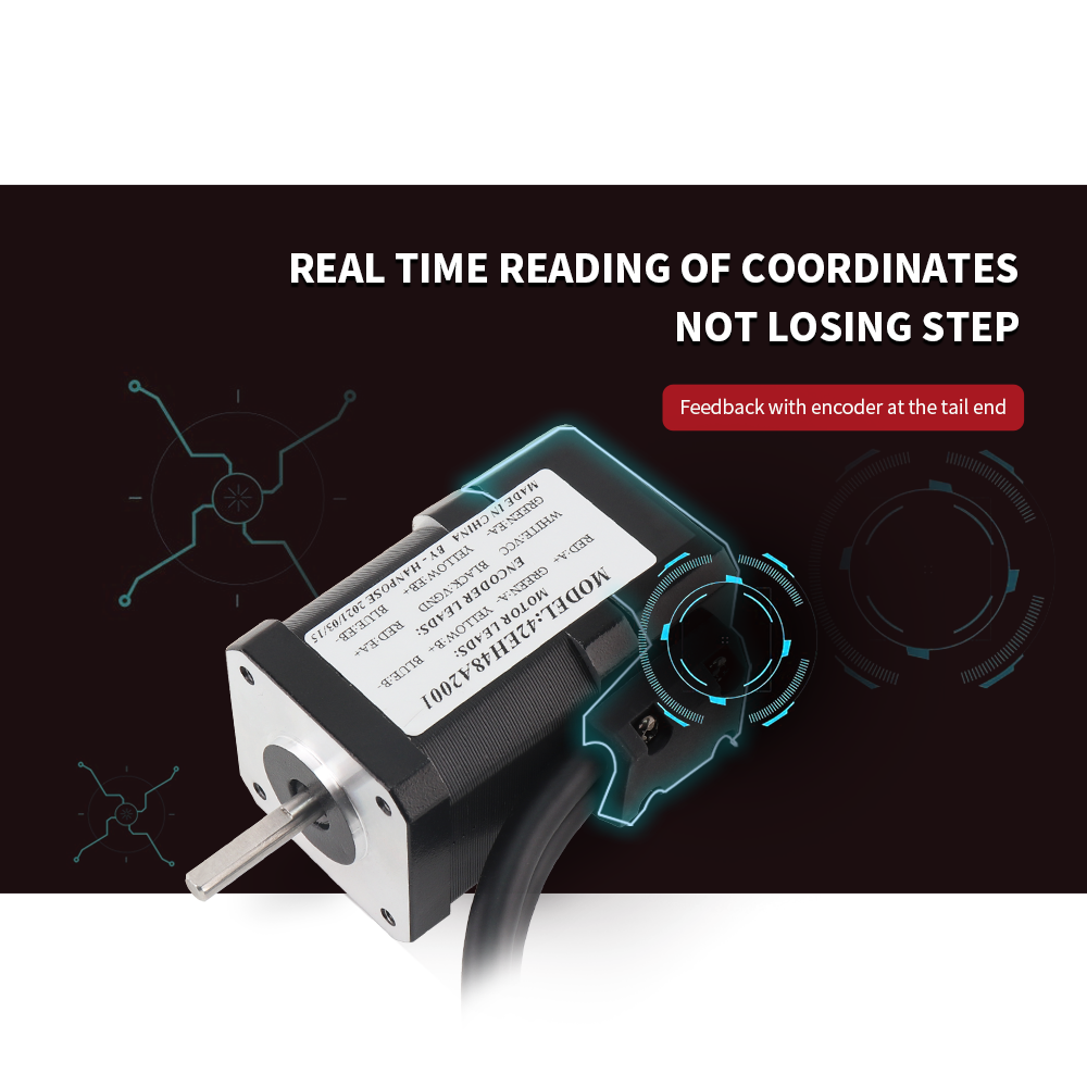 محرك متدرج ذو حلقة مغلقة NEMA1 - مراجعة Closed Loop Stepper Motor Nema 17 وسعره