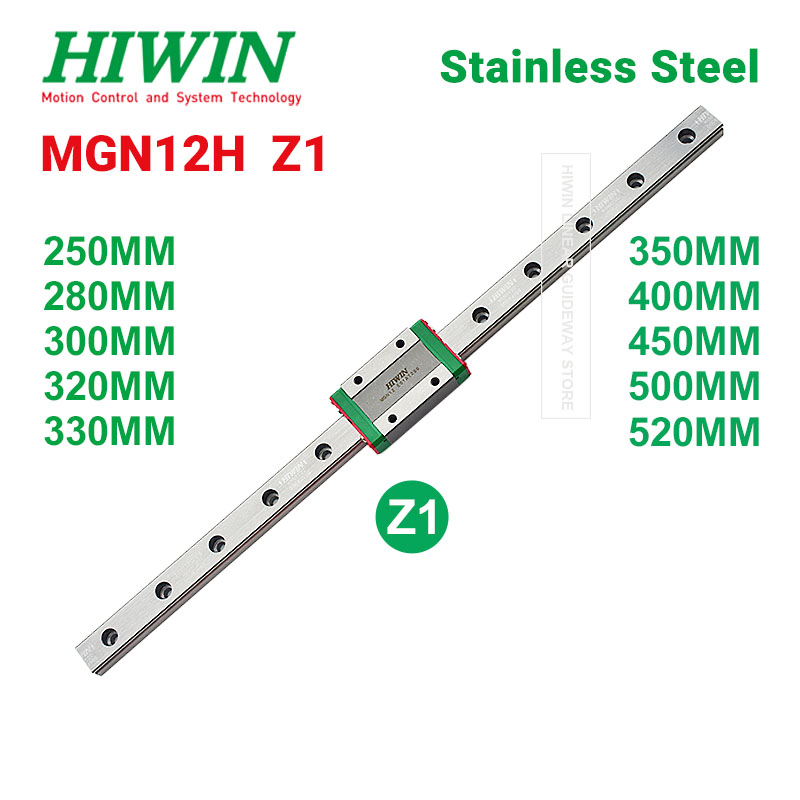 سكك HIWIN MGN12H Z1 الخطية بأط - مراجعة Linear Rail Mgn12H Set وسعره