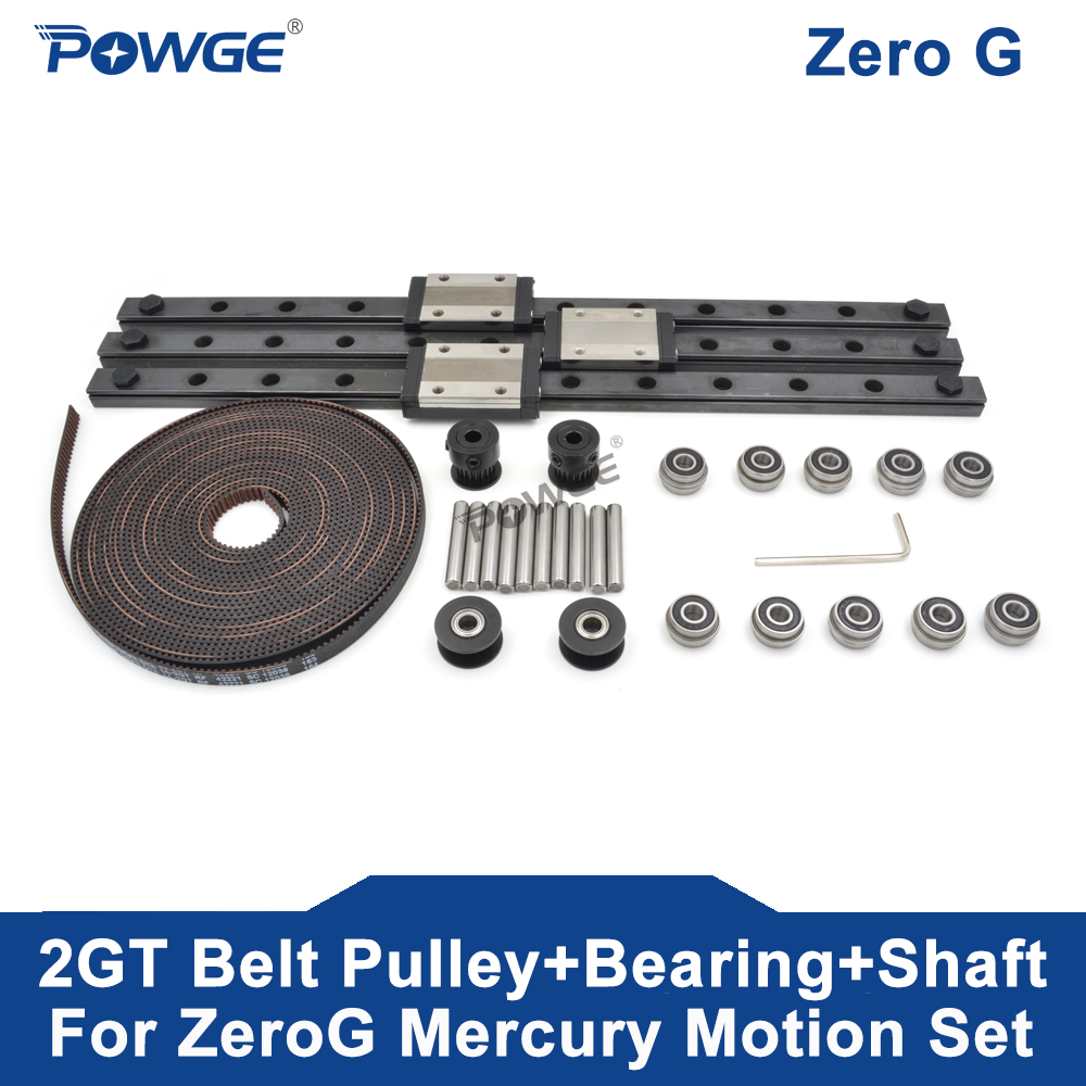 POWGE-ZeroG Mercury 1 Ender 5  - مراجعة Linear Rail Mgn12H Set وسعره
