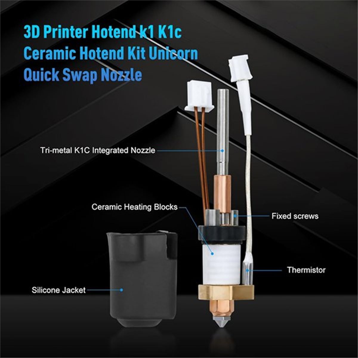 L70A لـ Creality K1C/K1MAX مجم - مراجعة High Flow Ceramic Hotend وسعره