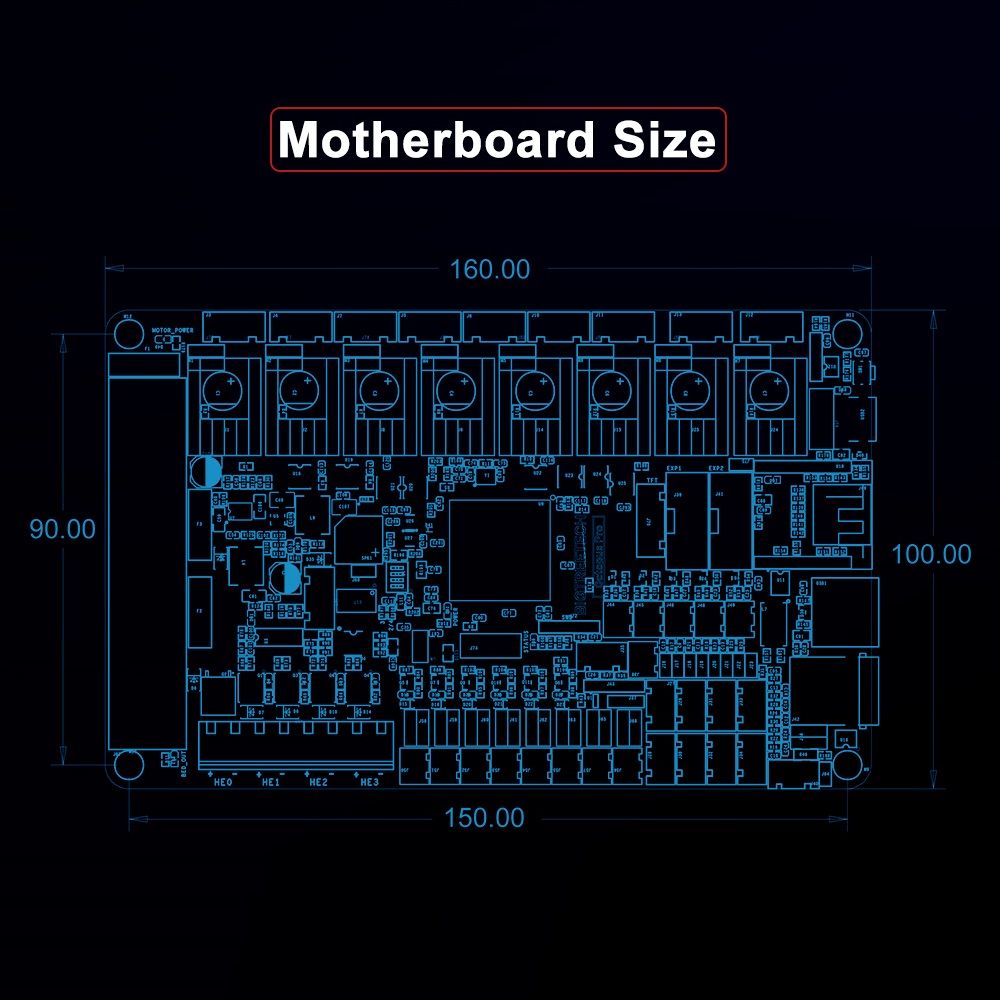 لوحة أم لطابعة BIGTREETECH-Oct - مراجعة Octopus Pro V1.1 Motherboard وسعره
