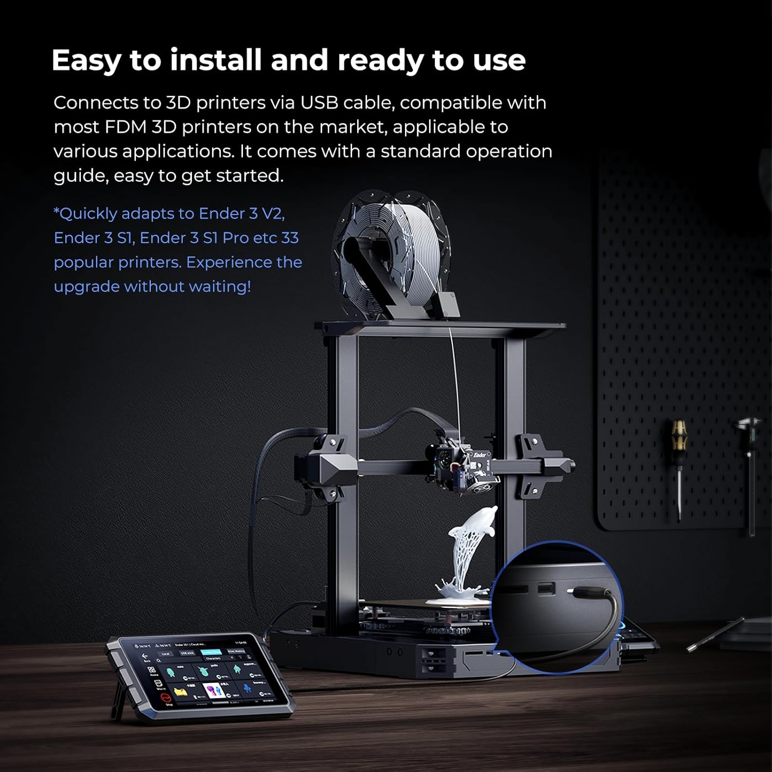 لوحة كرياليتي سونيك تي 800 بشا - مراجعة Klipper Pad 7 Inch وسعره