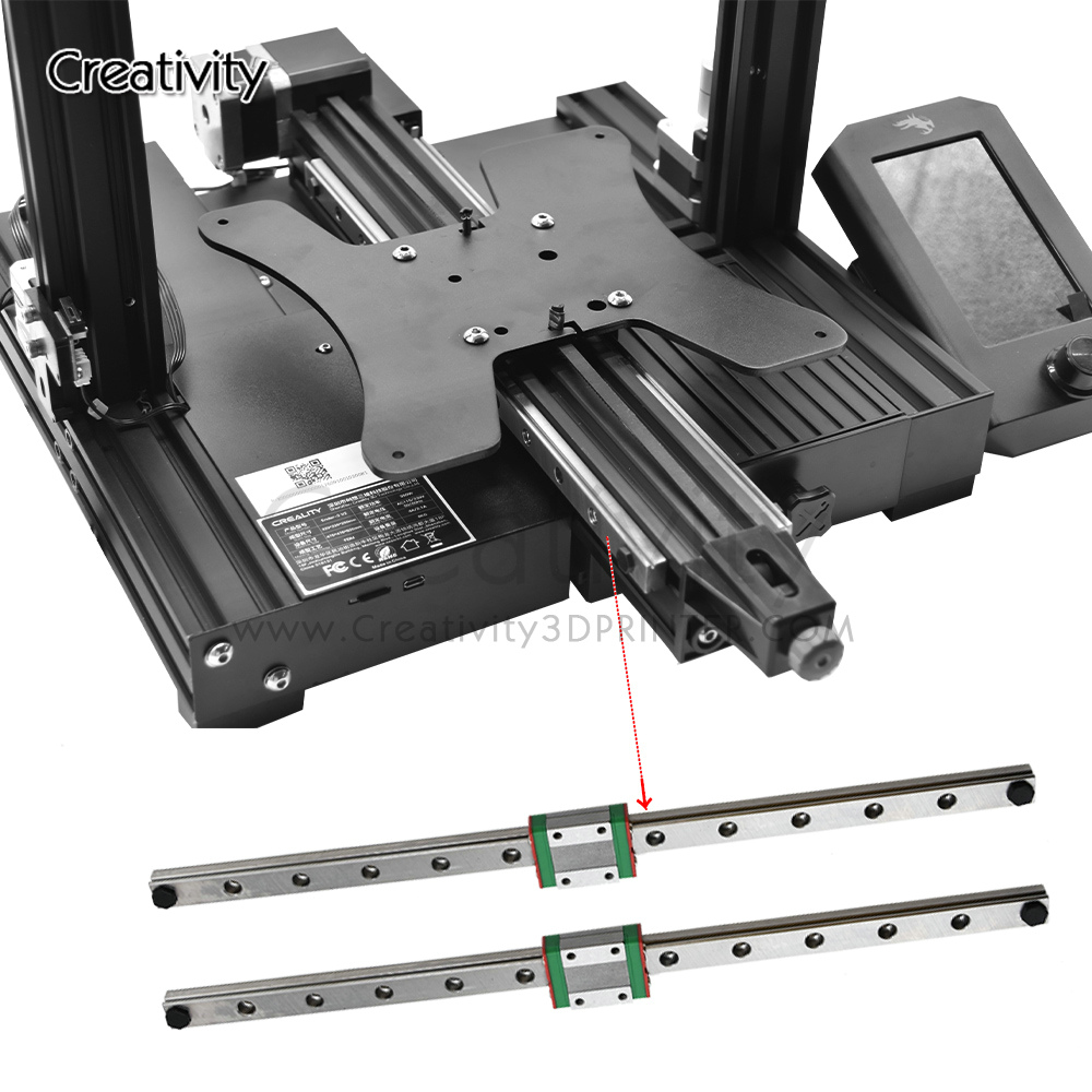 Ender3/V2/ Pro ترقية Y-محور ال - مراجعة Linear Rail Mgn12H Set وسعره
